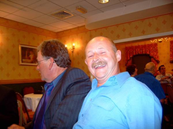 Dad at my cousins wedding always happy.